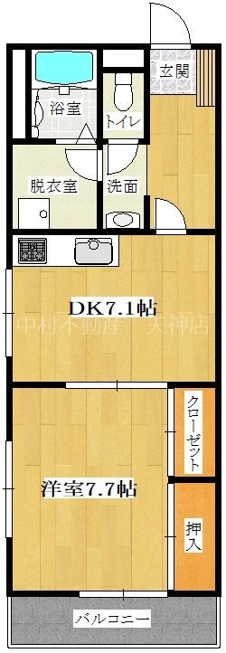 ヒルズ室見 間取り