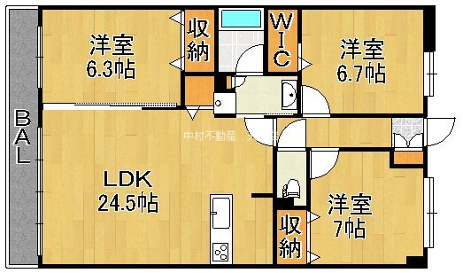 アクアリア平尾浄水 間取り