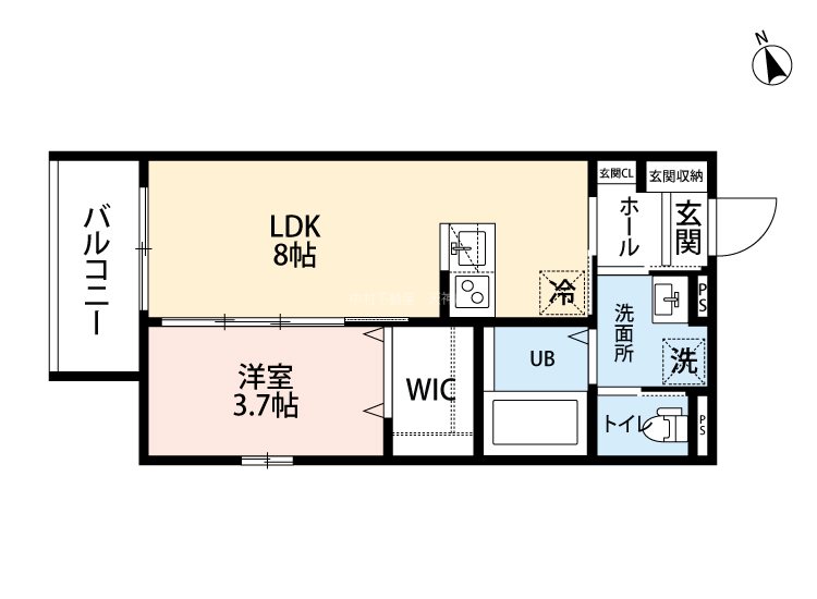 robot home西新 間取り