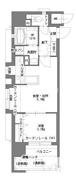 アクタス博多Vタワー 間取り