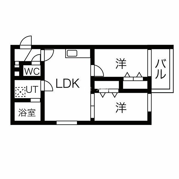 カトレア姪浜Ⅱ 間取り