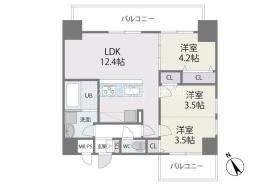 MODERN PALAZZO博多駅東 間取り