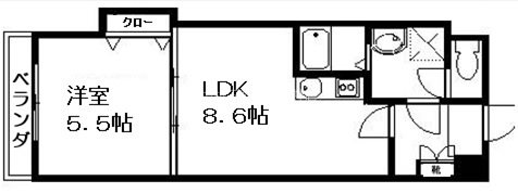 エース五番館 間取り