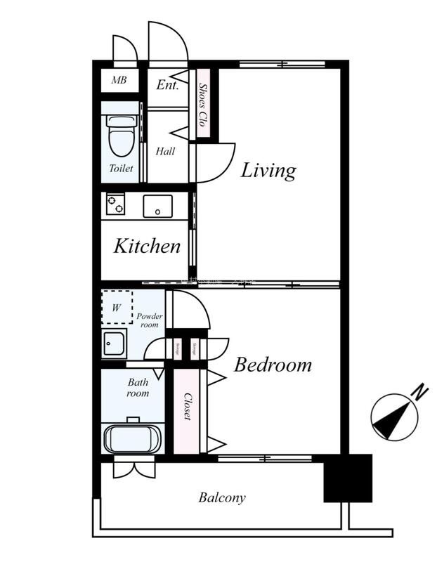 エンクレスト天神南Ⅲ 間取り