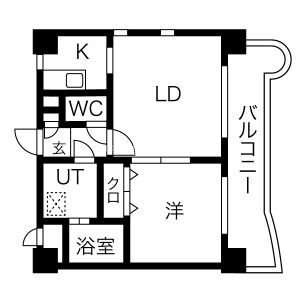 ビエラコート大橋 間取り