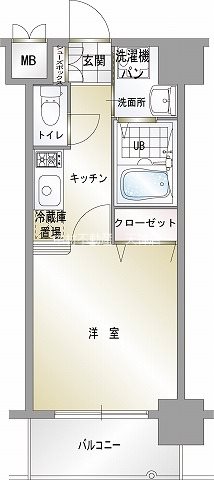 エンクレスト天神CLASS 間取り