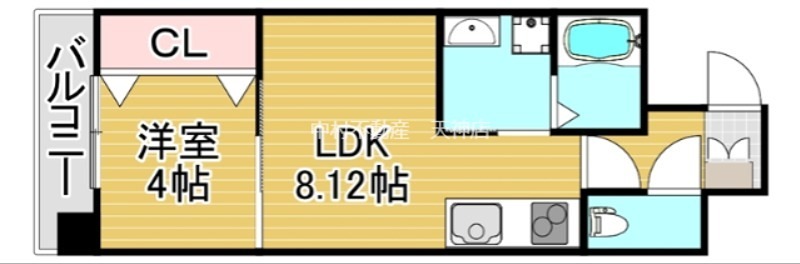 ヴェントゥーノ箱崎 間取り