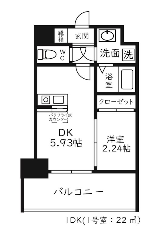 MODERN PALAZZO天神AXIA（アクシア） 間取り