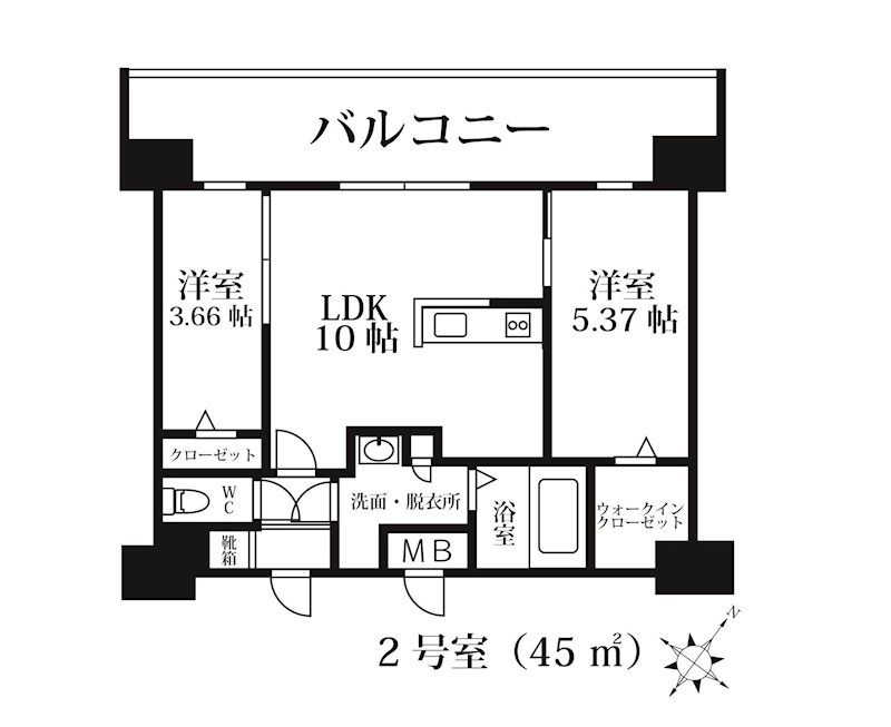 MODERN PALAZZO天神AXIA（アクシア） 間取り