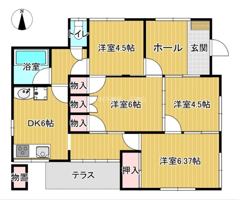 那珂1丁目戸建て 間取り