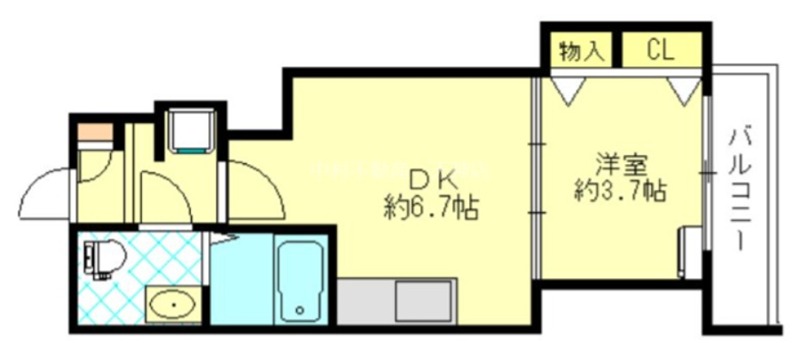 エムアール祖原B棟 間取り