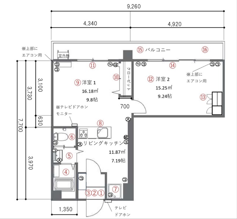 駅南第1ケイコービル 間取り