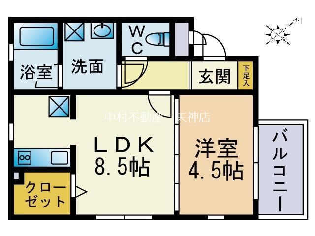 ベルメゾン昭代エスト 間取り