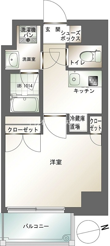 エンクレスト天神Ⅳ 間取り