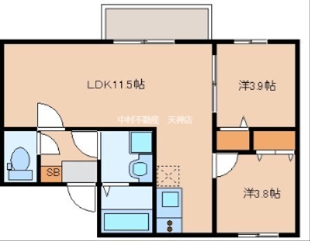 Ｍaison de Ｗ 間取り