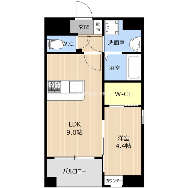 LIBTH西新 間取り