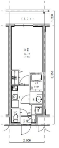 Residence TAKAMIYA 間取り