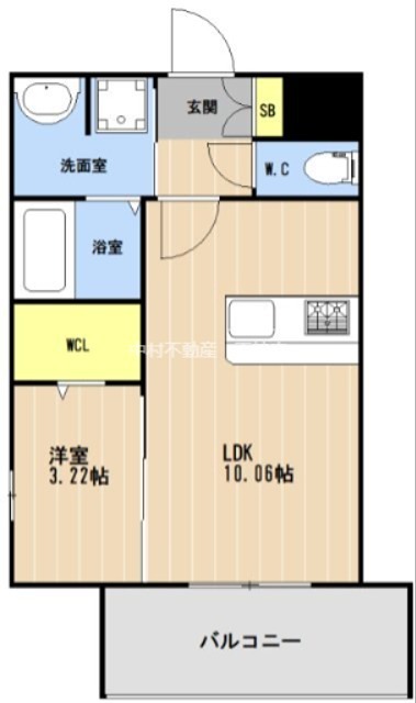 LIBTH姪浜駅前 間取り