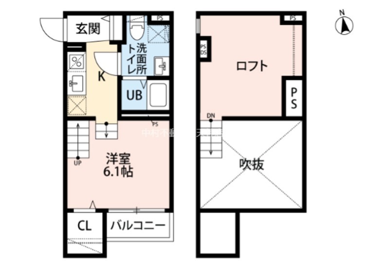 CASA・K(カーサ・ケイ) 間取り