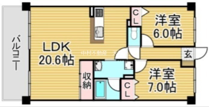 アンピール板付南 間取り