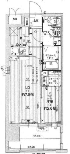 グランフォーレ博多駅東プレミア 間取り