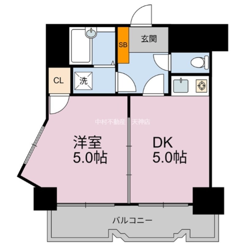 アクセス天神 間取り