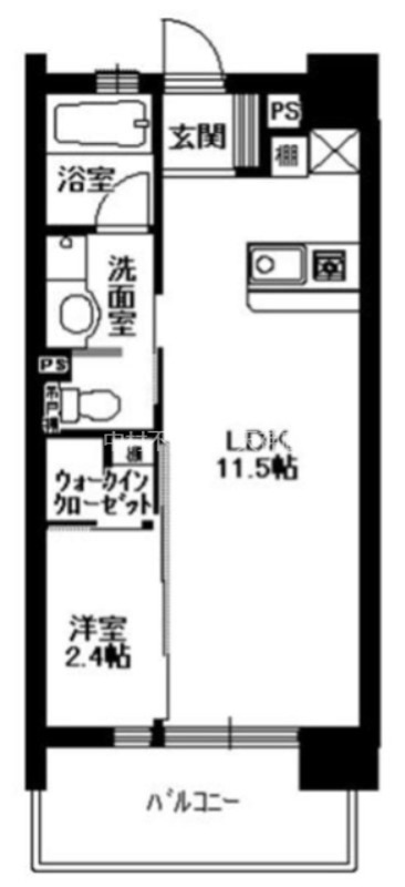 イニシアイオ大名 間取り
