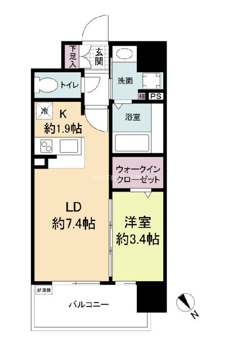 ラクラス呉服町 間取り