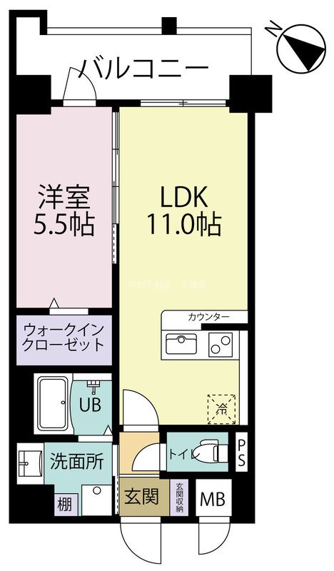 エルグランド吉塚 間取り