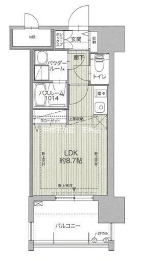 グランフォーレ博多ウォーターフロント 間取り