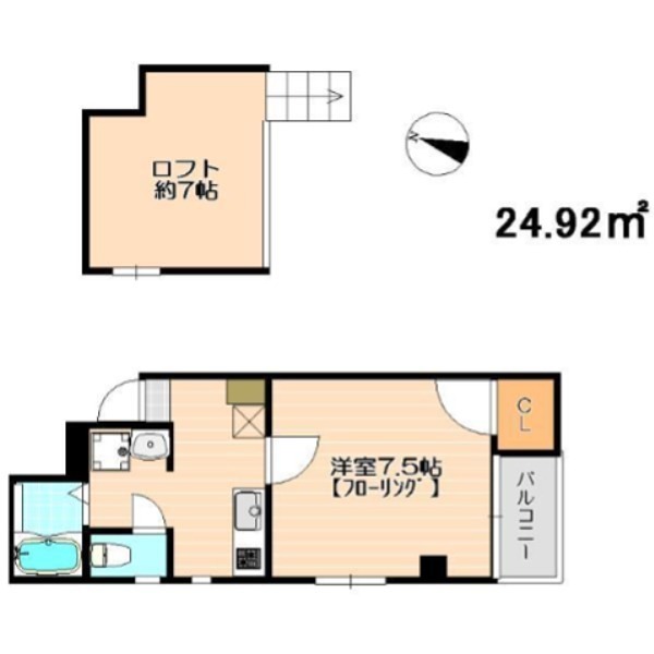 イル・グラッツィア薬院Ⅲ 間取り