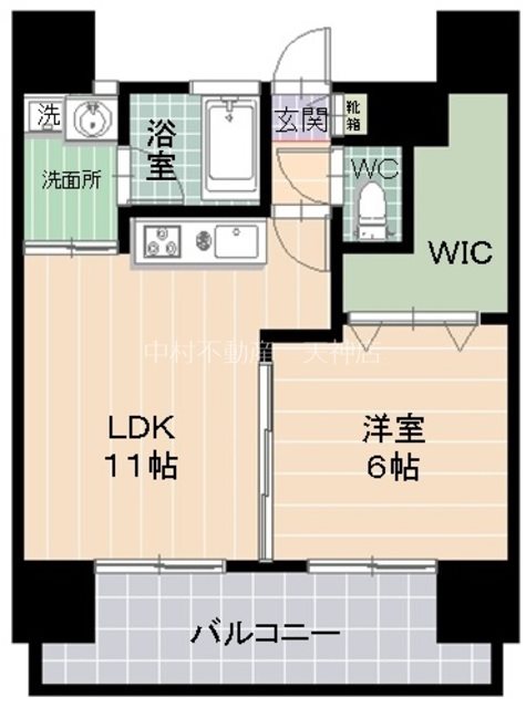 エトランゼ17大濠公園前 間取り