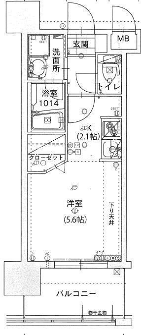 ラファセグランビア博多 間取り