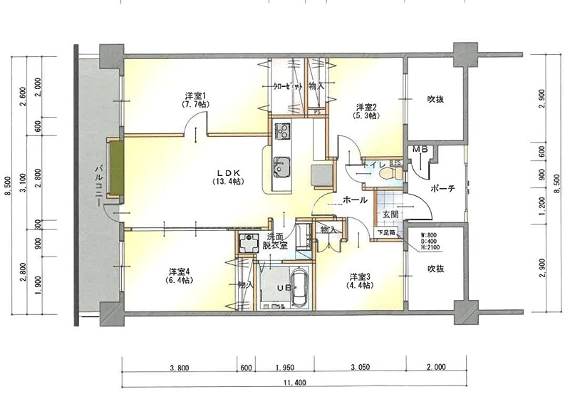 テングッド高取 間取り