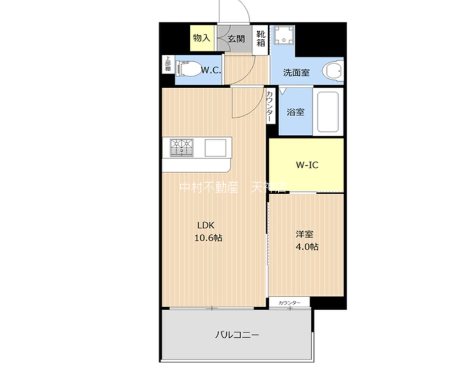 LIBTH高宮Ⅲ 間取り