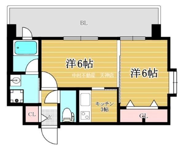 エンクレスト大手門Ⅲ 間取り