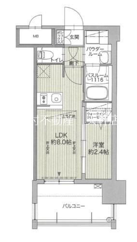 グランフォーレ博多ウォーターフロント 間取り