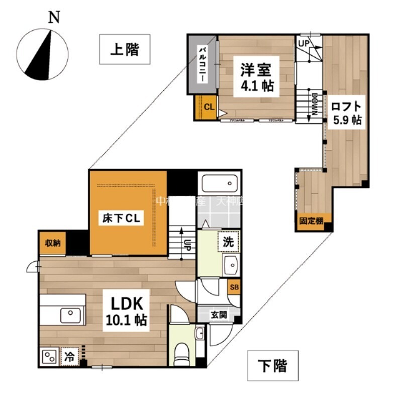 ADC野芥ザ・ガーデン 間取り