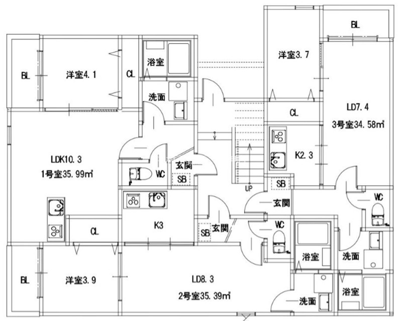 ノヴァイフ野芥 間取り