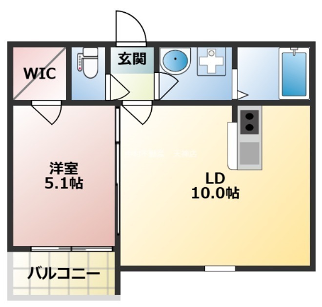 SunMark次郎丸Ⅲ 間取り
