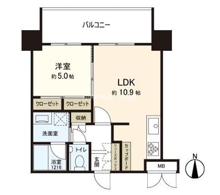 エグゼ博多コンドミニアム 間取り