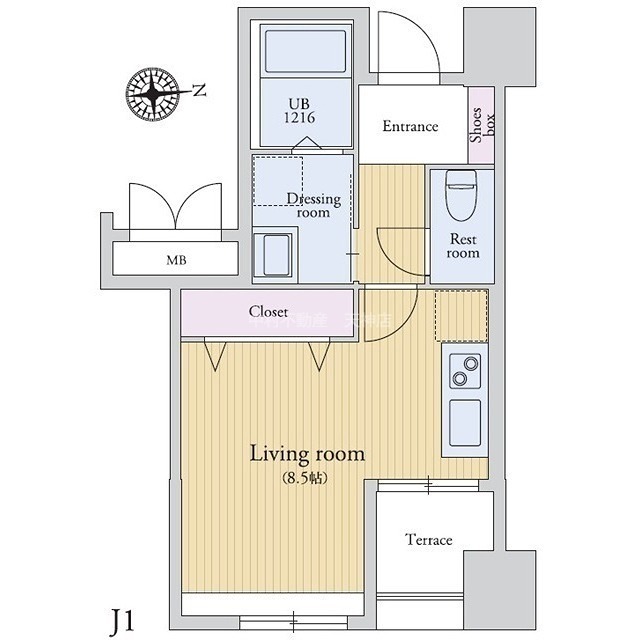 ラクレイス薬院 間取り