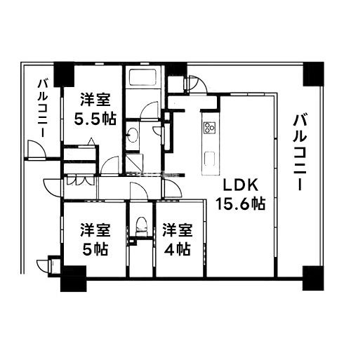 アメイズブレステージ別府 間取り