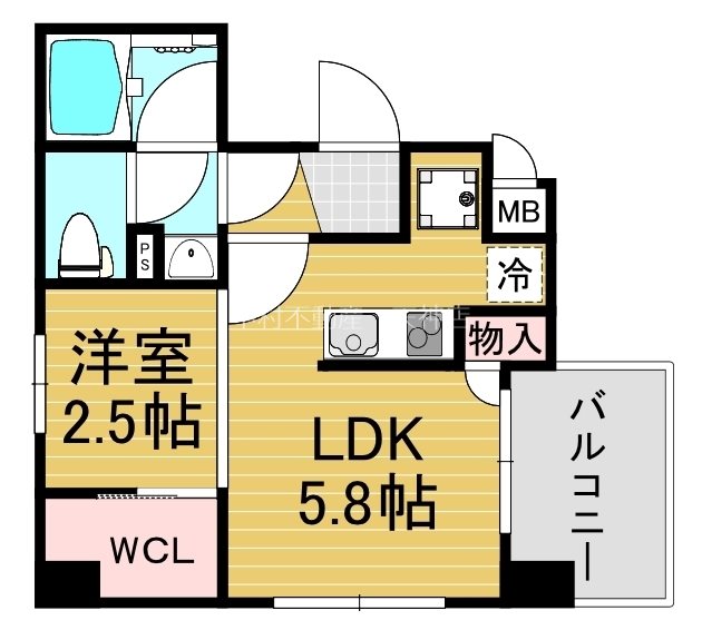 アルティザ大橋駅前 間取り