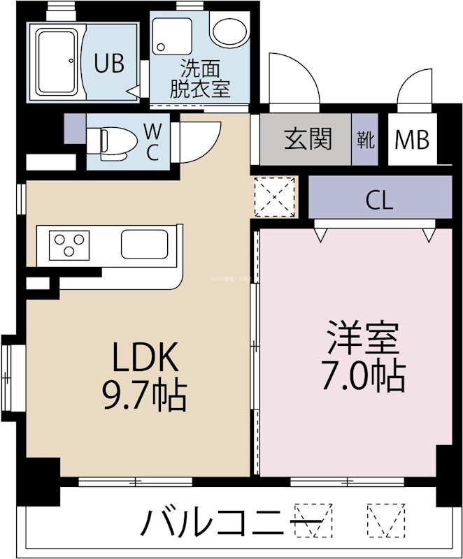 コンソラーテ薬院 間取り