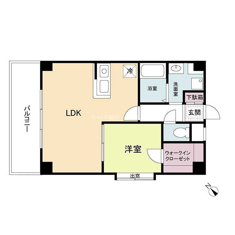 ＫＤＸレジデンス天神東Ⅱ 間取り