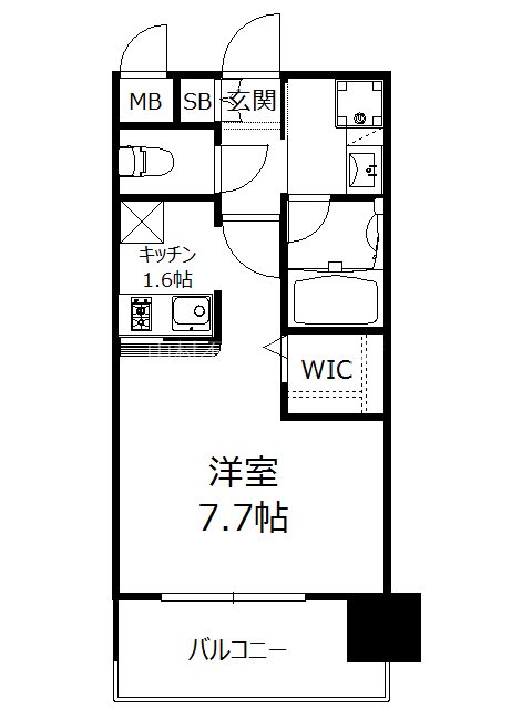 エンクレストベイ天神東Ⅱ 間取り