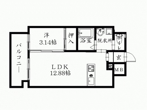 リスタコート高宮 間取り