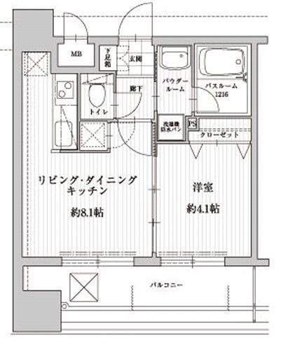 アクタス天神北 間取り