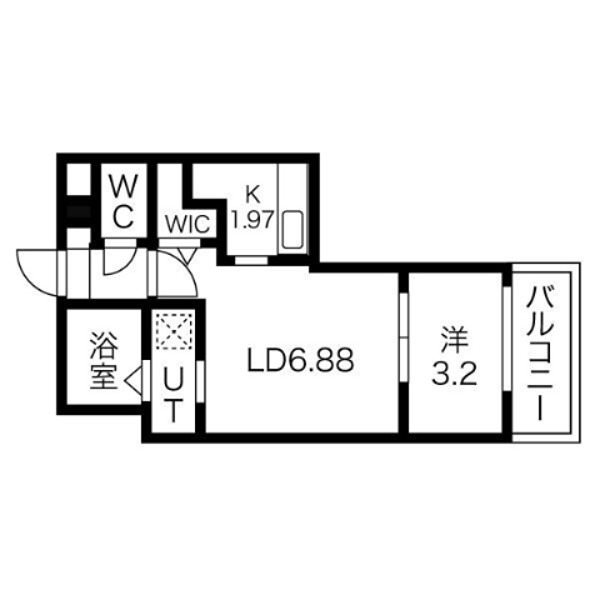 エレガンテブリッサ姪浜駅南 間取り